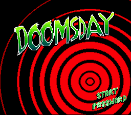 Doomsday (Zombies Ate My Neighbors) Title Screen